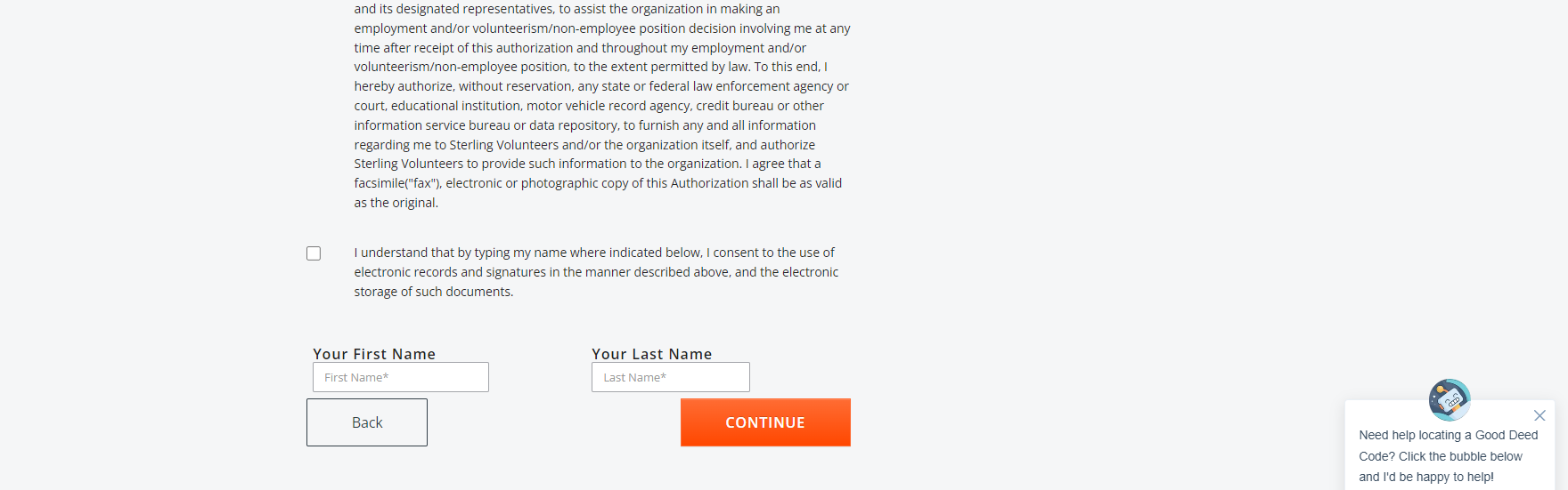 background check step 10b