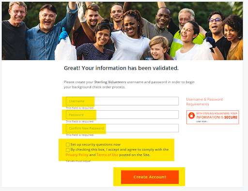 background check step 6